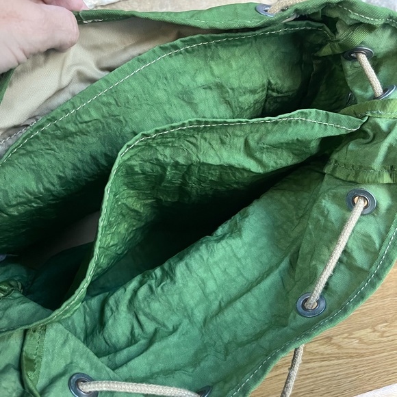 Kipling Backpack Bag Vintage Nylon Drawstring - Picture 4 of 6